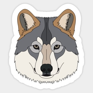 Mexican Gray Wolf Sticker